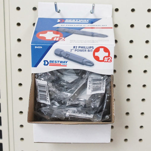 Best Way Tools 2601656 0.25 x 2.5 in. Phillips Carbon Steel Power Bit&