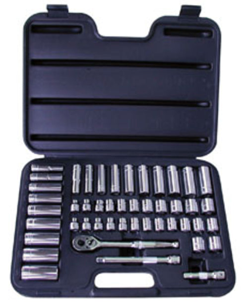 ATD Tools ATD-1245 6-Point Sae- Metric Socket Set- 47 Pc